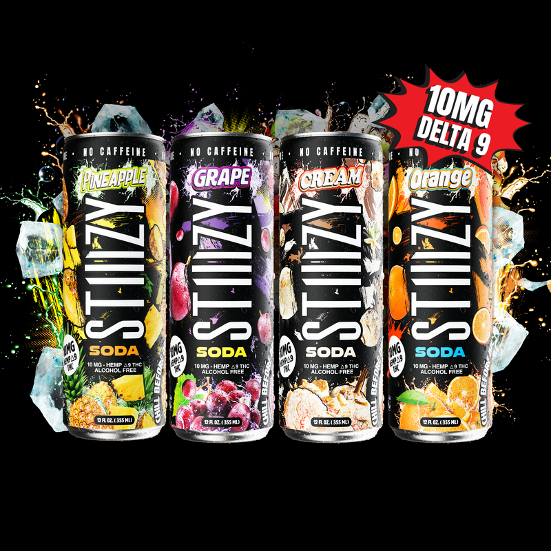 STIIIZY Soda family — Cream, Grape, Orange, Pineapple 10mg